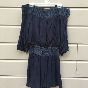Navy Romper